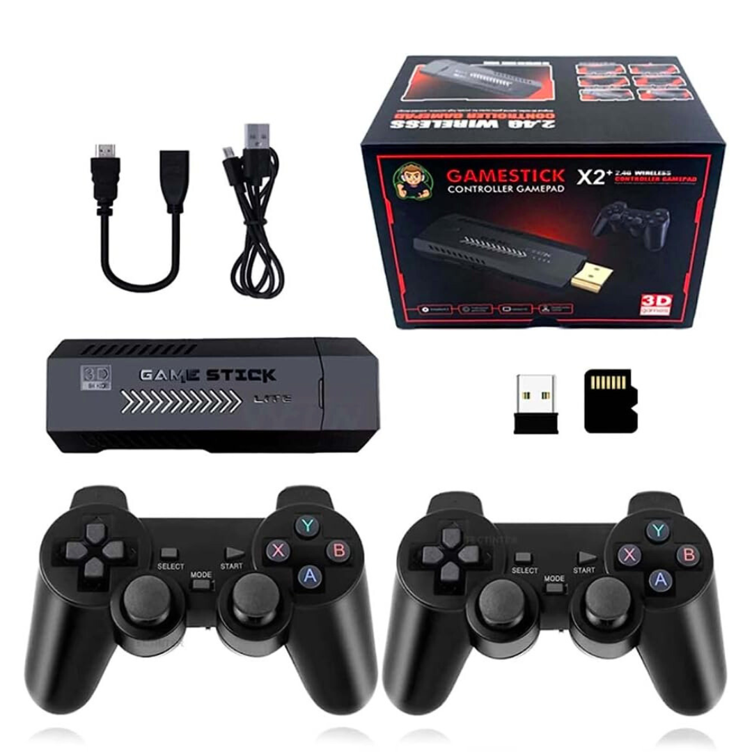 X2 PRO 40K - Consola de Juegos HDMI con 40,000+ Juegos y Controles Inalámbricos