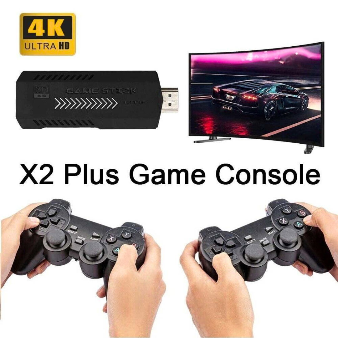 X2 PRO 40K - Consola de Juegos HDMI con 40,000+ Juegos y Controles Inalámbricos
