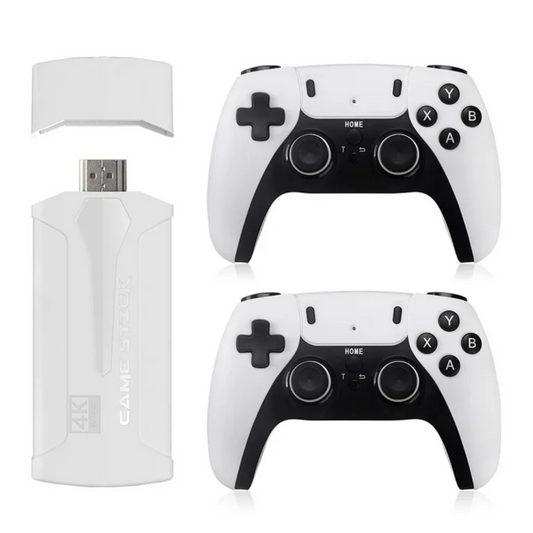 RetroStick 30K – Consola de Juegos HDMI con 30,000+ Juegos y Controles Inalámbricos