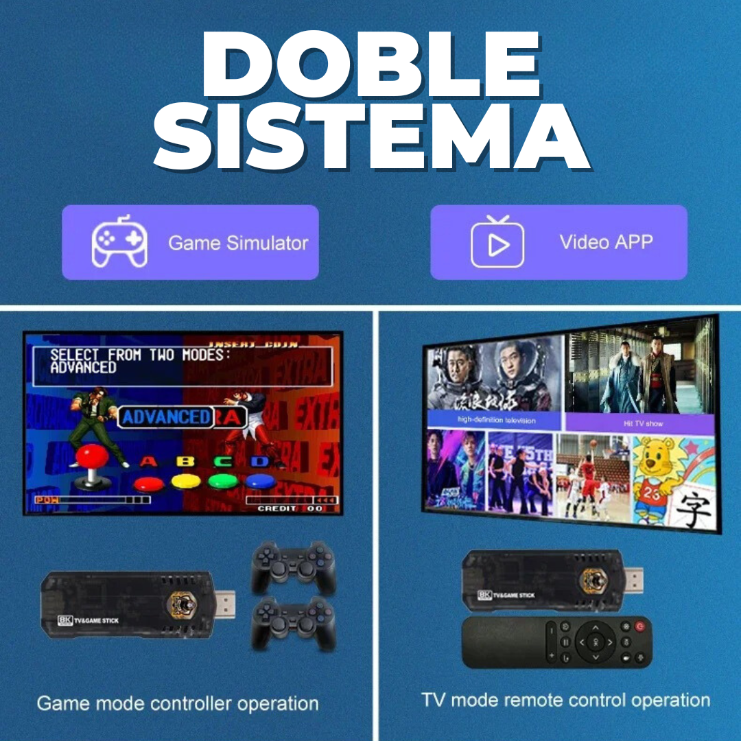 Game BOX 8K - CONSOLA RETRO, GOOGLE TV y MAGISTV