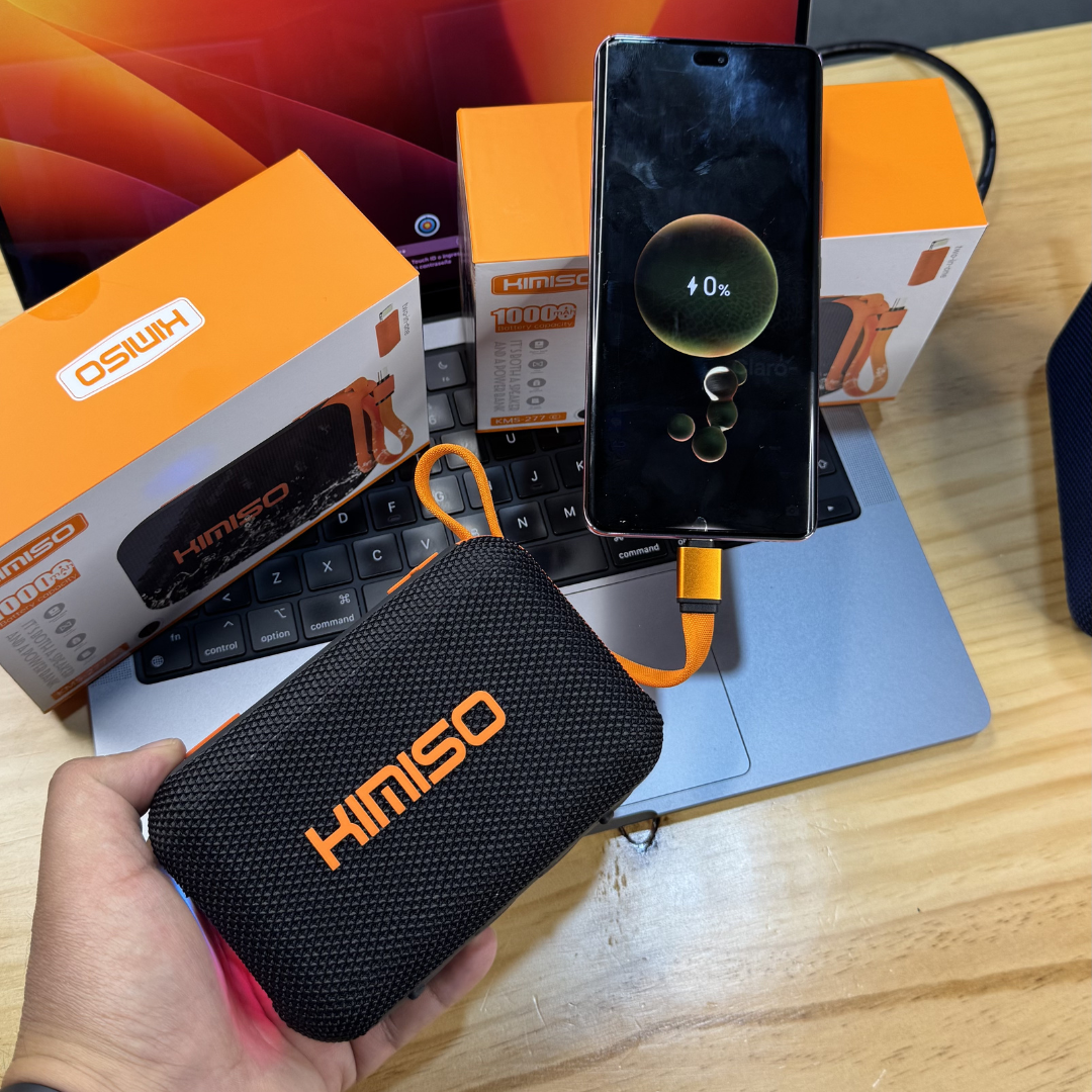 KIMISO TITAN BOOST 10K – Bocina Waterproof + Power Bank 10,000 mAh