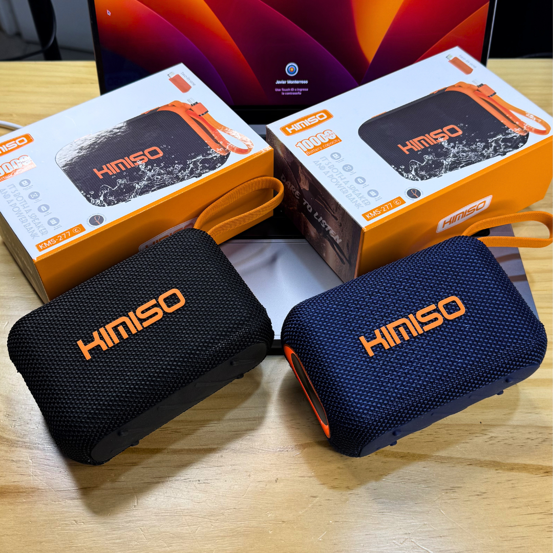 KIMISO TITAN BOOST 10K – Bocina Waterproof + Power Bank 10,000 mAh