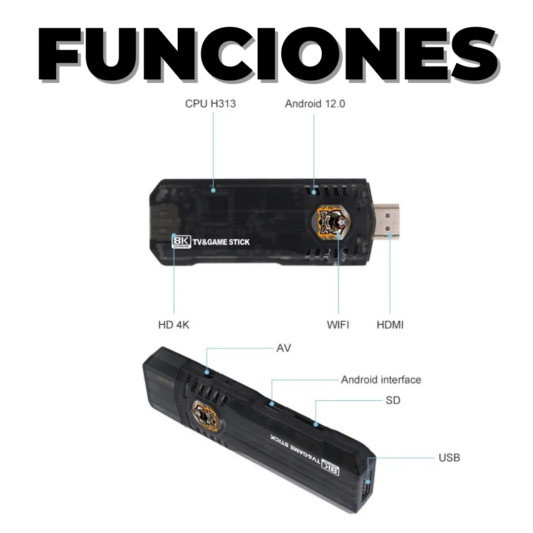 Game BOX 8K - CONSOLA RETRO, GOOGLE TV y MAGISTV