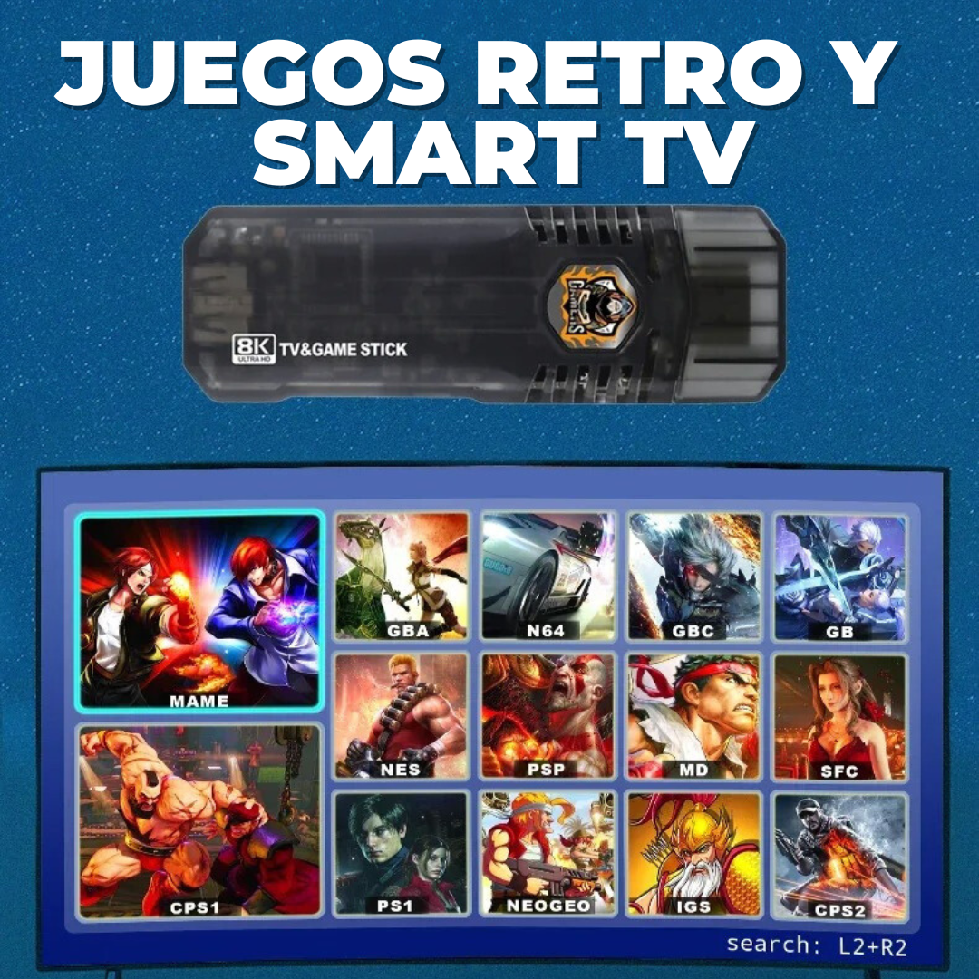 Game BOX 8K - CONSOLA RETRO, GOOGLE TV y MAGISTV