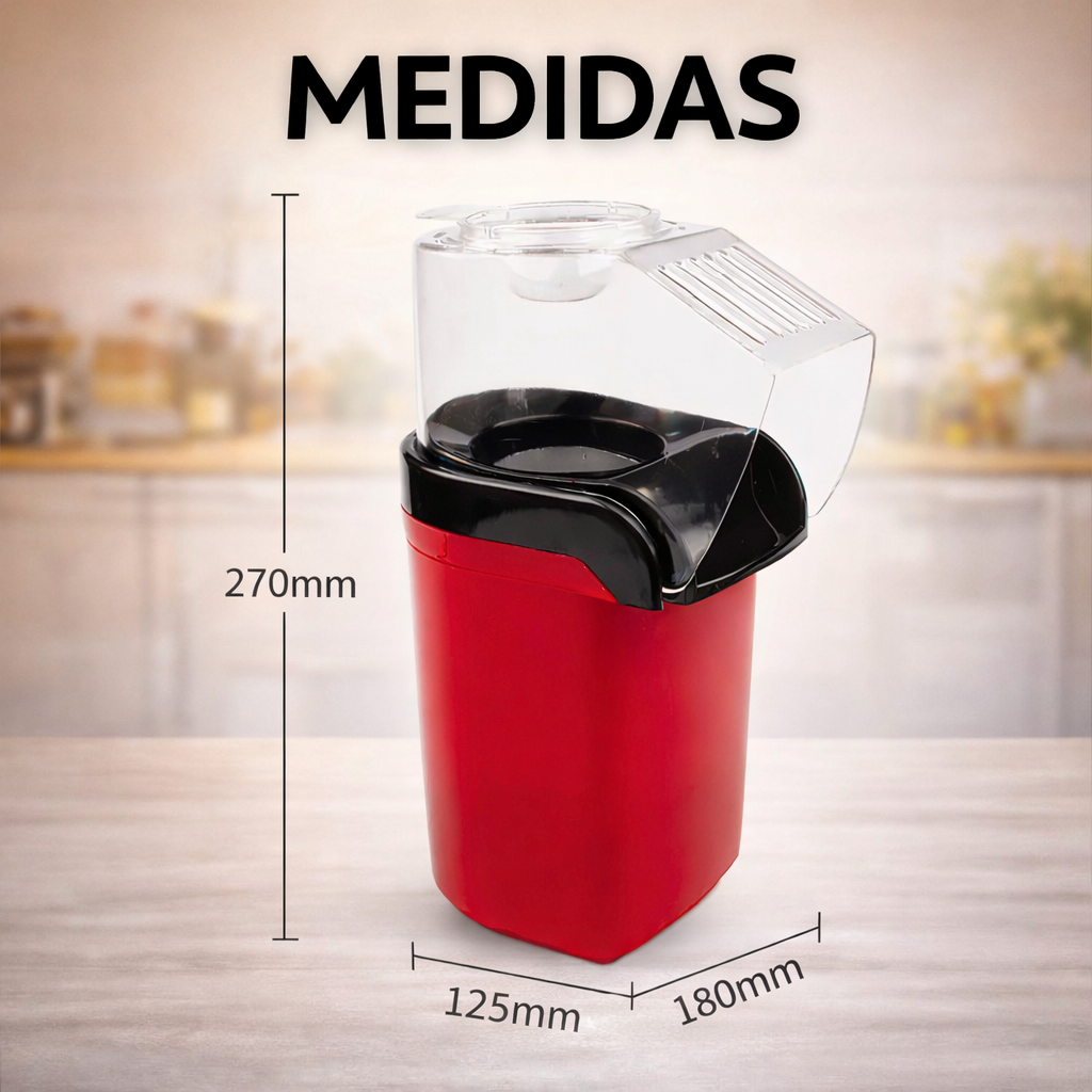 POP STAR PRO – Máquina de Palomitas Saludables en 3 Minutos