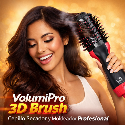 VolumiPro 3D Brush – Cepillo Secador y Moldeador Profesional